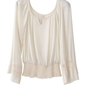 XOXO Cream Sleeveless Top